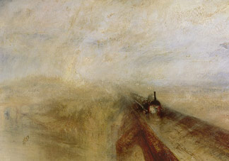 Le chemin de fer de Great Western. Pluie, vapeur et vitesse. 1844, huile sur toile