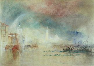 Vue de Venise de La Giudecca, aquarelle