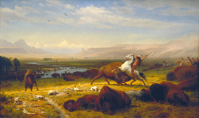 The Last of the Buffalo, c.1888 by Albert Bierstadt (1830-1903) / Corcoran Gallery of Art