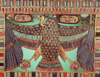 Pylon pectoral decorated with the vulture of Upper Egypt, from the tomb of Tutankhamun, Egyptian National Museum
