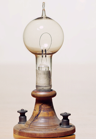 NRM259549 Electric filament, 1879 (by Thomas Alva Edison (1847-1931), Science Museum, London, UK
