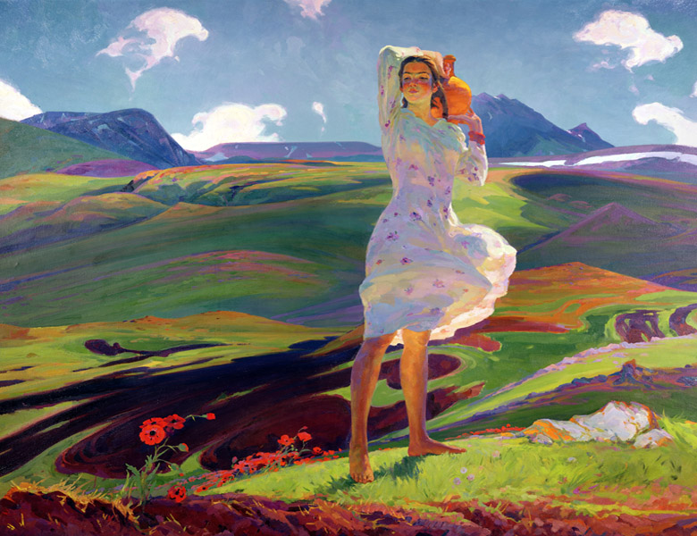 Springtime, 1956 by Hovhannes Mkrtich Zardarian / Tretyakov Gallery, Moscow, Russia / Bridgeman Images