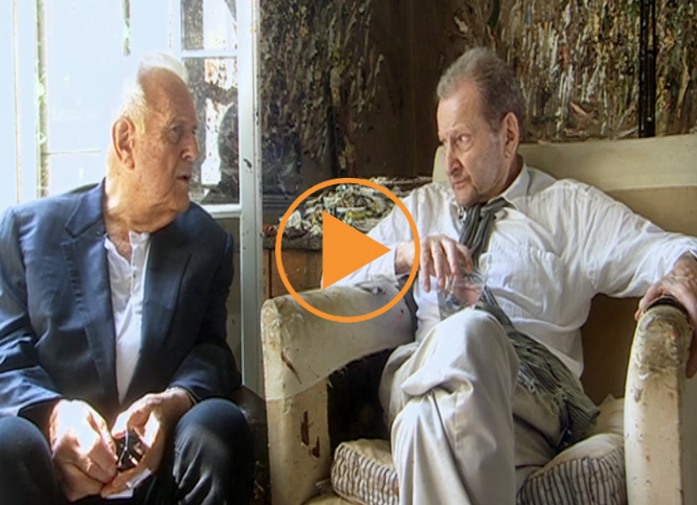 Inside Job: Discussions with Lucian Freud in his studio, 2009 (footage) by David Dawson