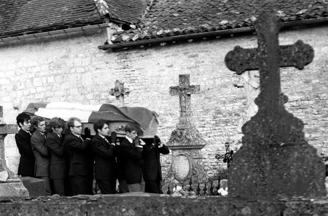 The Funeral of Charles de Gaulle, 12 November 1970 (b/w photo)
