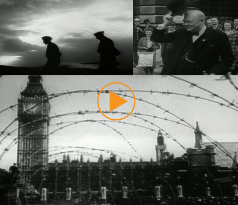 We Shall Never Surrender - Churchill / Bridgeman Footage