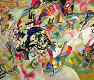 BAL56607 Composition No.7, 1913 (oil on canvas) by Wassily Kandinsky (1866-1944)/ Tretyakov Gallery, Moscow, Russia