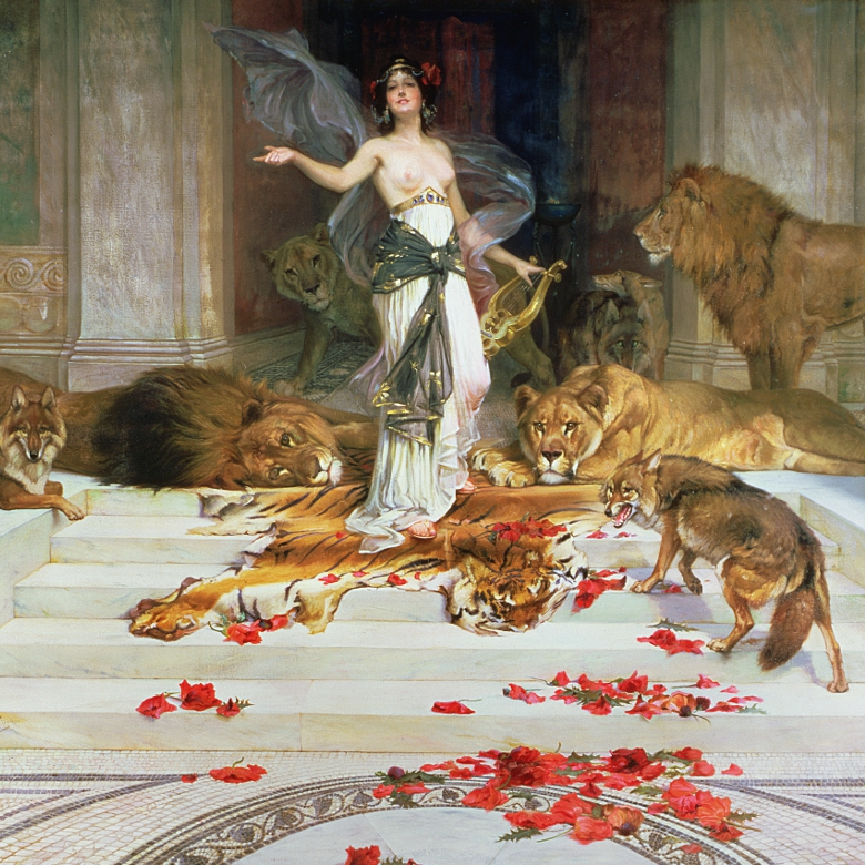 image of the painting titled Circe / Wright Barker / © Bradford Art Galleries and Museums / Bridgeman Images 