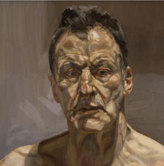 Reflection (Self Portrait), 1985 (oil on canvas), Lucian Freud  (1922-2011) / Private Collection © Lucian Freud Archive
