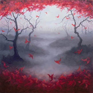 Elegy by Lee Campbell (Contemporary Artist) Fall landscape, Autumn landscape, autunno