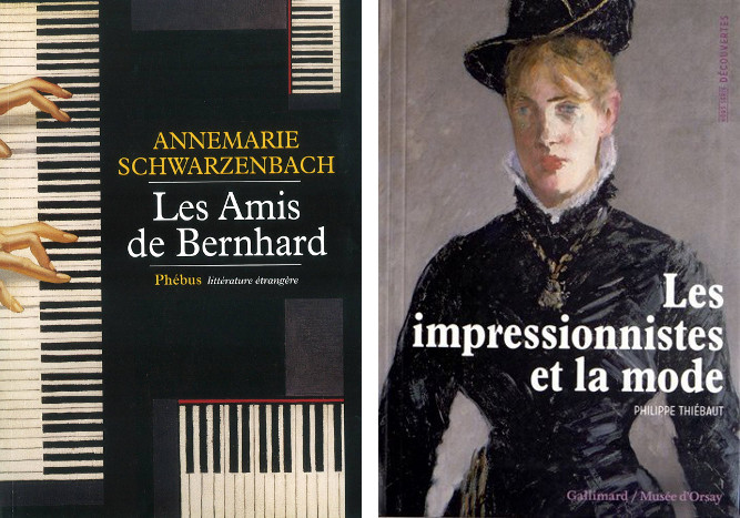 images of the book covers of  Les Amis de Bernhard and of Les Impressionnistes et la mode, both featuring Bridgeman Images content on the cover