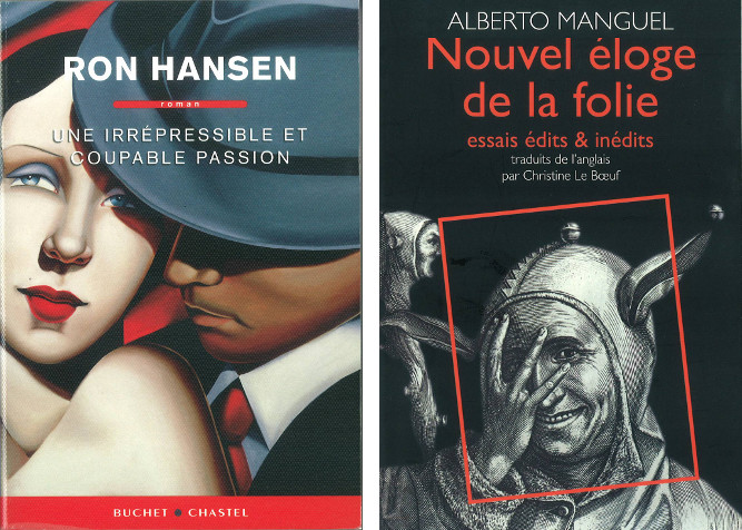 images of the book covers of Une Irrepressible et Couple Passion and of the Nouvel Eloge de la Folie, both featuring Bridgeman Images content on the cover