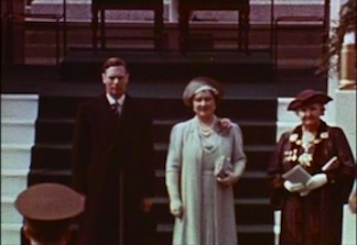 The Scene In Colour; the royal visit of George VI, 1938 / North West Film Archive at Manchester Metropolitan University