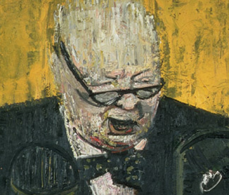 Portrait of Sir Winston Churchill (1911-68) by Ruskin  Spear (1911-90) Private Collection