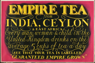 Empire Tea, from the series 'Drink Empire Grown Tea' by Harold Sandys Williamson (1892-1978) / Manchester Art Gallery