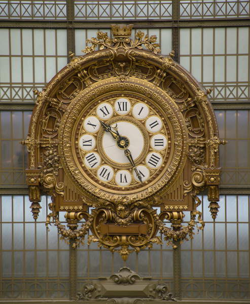 The large interior clock of the Musee d Orsay / Musee d'Orsay, Paris, France / Photo © Photo Josse / Bridgeman Images