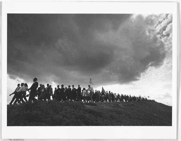photo of the Selma to Montgomery March, 1965 (gelatin silver print), James H. Karales (1930-2002) / Indianapolis Museum of Art at Newfields, USA / © Indianapolis Museum of Art / E. Hardy Adriance Fine Arts Acquisition Fund / Bridgeman Images