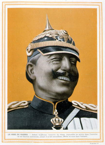 The laughter of the Kaiser (William II) - in “ Modern Germany”, 1914 / Photo © Leonard de Selva / Bridgeman Images