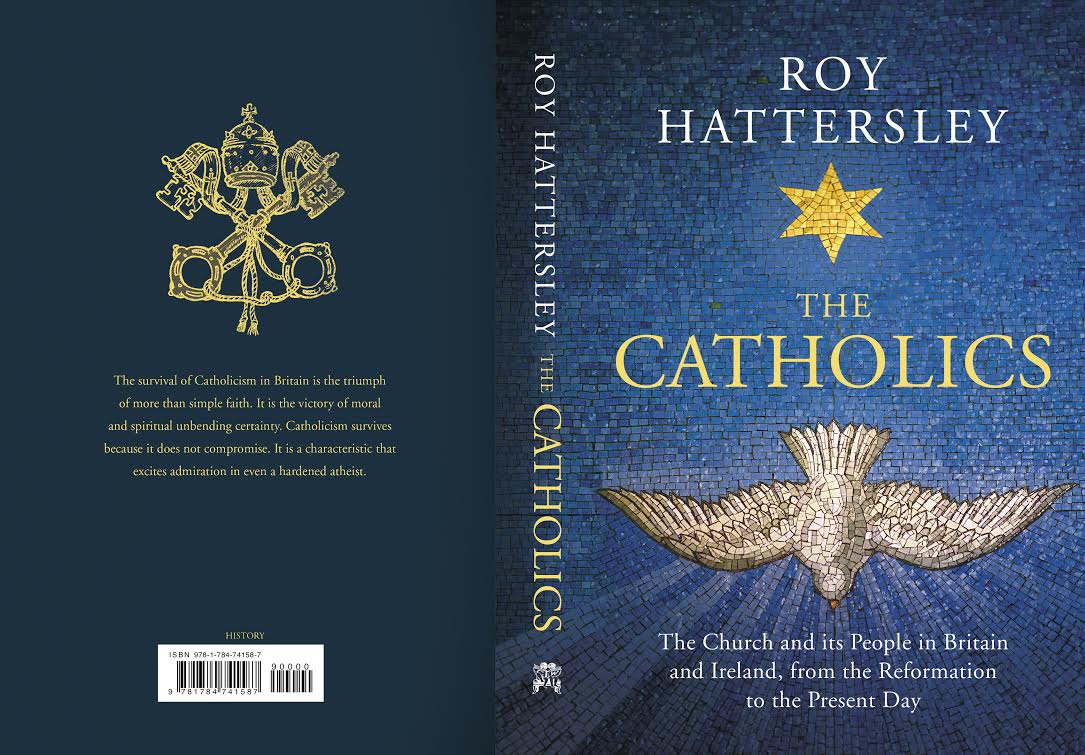 image of the book cover of The Catholics by Roy Hatterley, published by Chatto & Windus featuring a Bridgeman Image on the cover