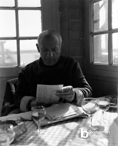 Pablo Picasso, Parigi 1948 (foto) © Archivio Arici / Bridgeman Images